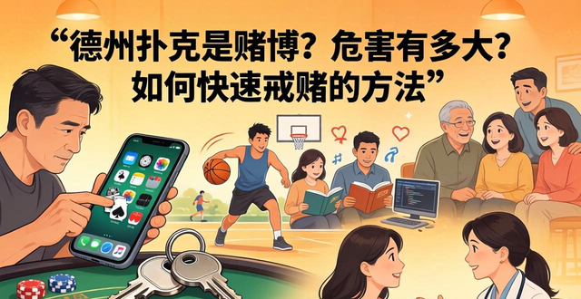 德州扑克是赌博？危害有多大？如何快速戒赌的方法