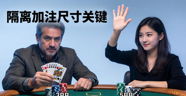 德州扑克隔离打法教学 iso是什么意思 什么时候做隔离加注