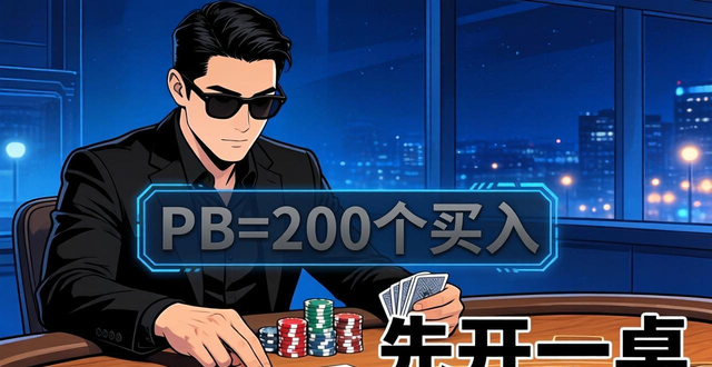 德州扑克PB是什么意思？扑克资金怎么算，职业牌手都在用的风险管理