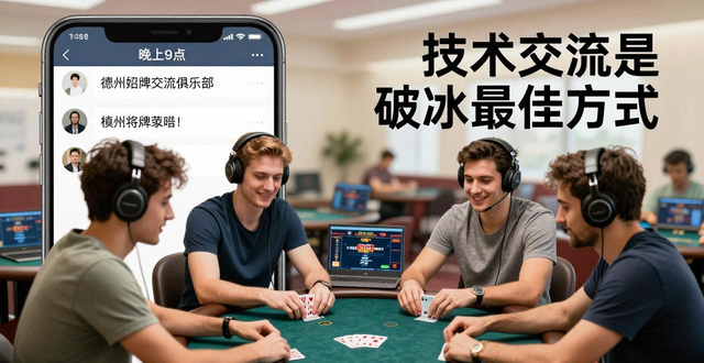 德州扑克帅哥玩家聚集地，加QQ群找牌友