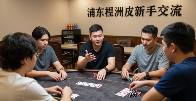 浦东德州扑克新手攻略：在哪里玩、怎么融入本地圈子