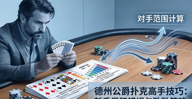德州公爵扑克高手技巧：新手常犯错误与致胜策略