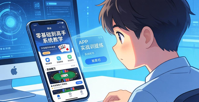 教学德州扑克app怎么选 零基础到高手系统教学