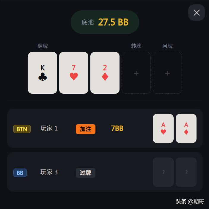 新手必看！改掉这个致命错误，德州扑克至少少输一半大底池