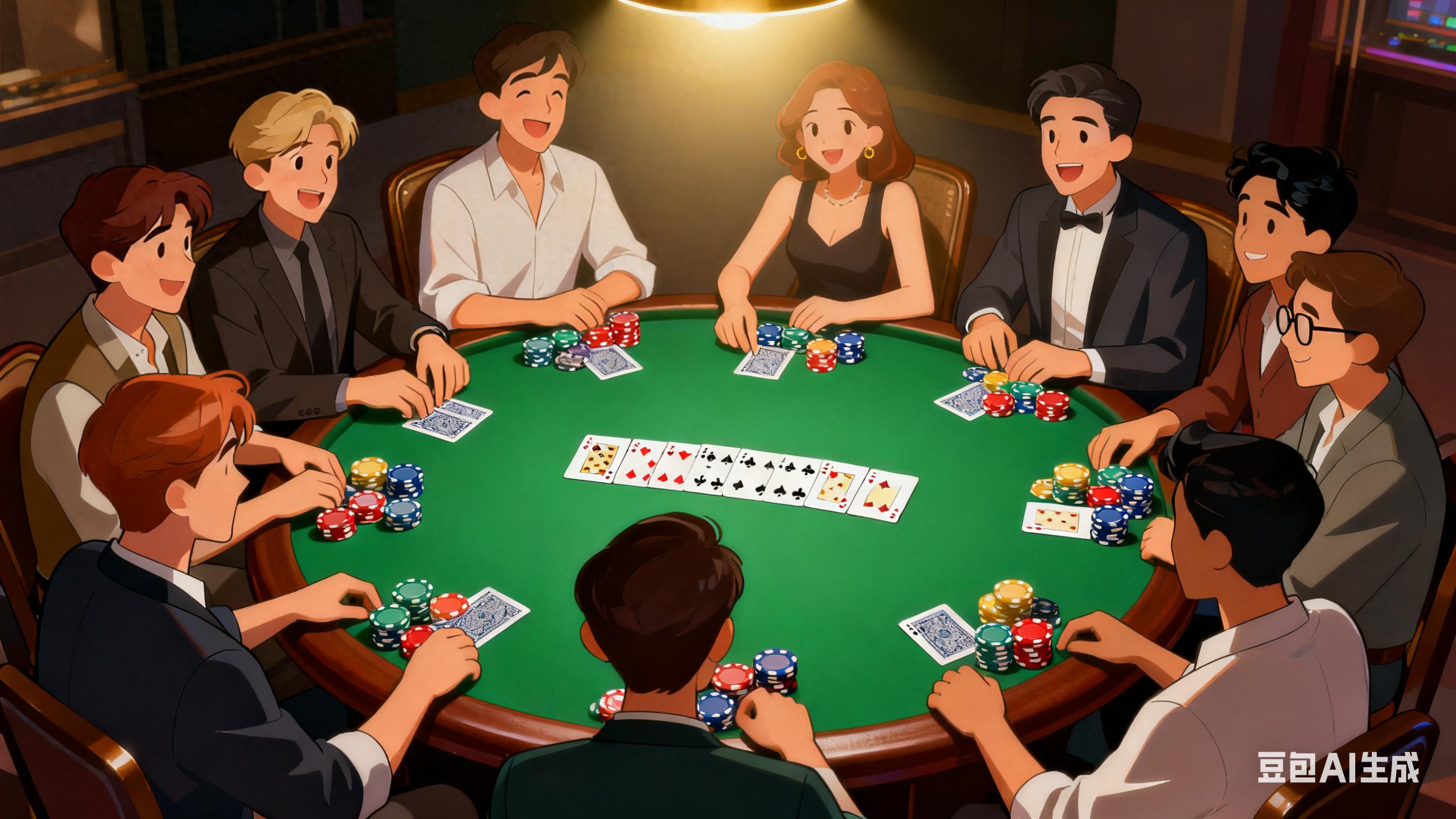 德州扑克玩法大揭秘：人数用牌咋规定，咋组合牌型争筹码？