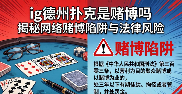 ig德州扑克是赌博吗 揭秘网络赌博陷阱与法律风险