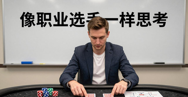 Joey德州扑克深度分析教学 像职业选手一样思考