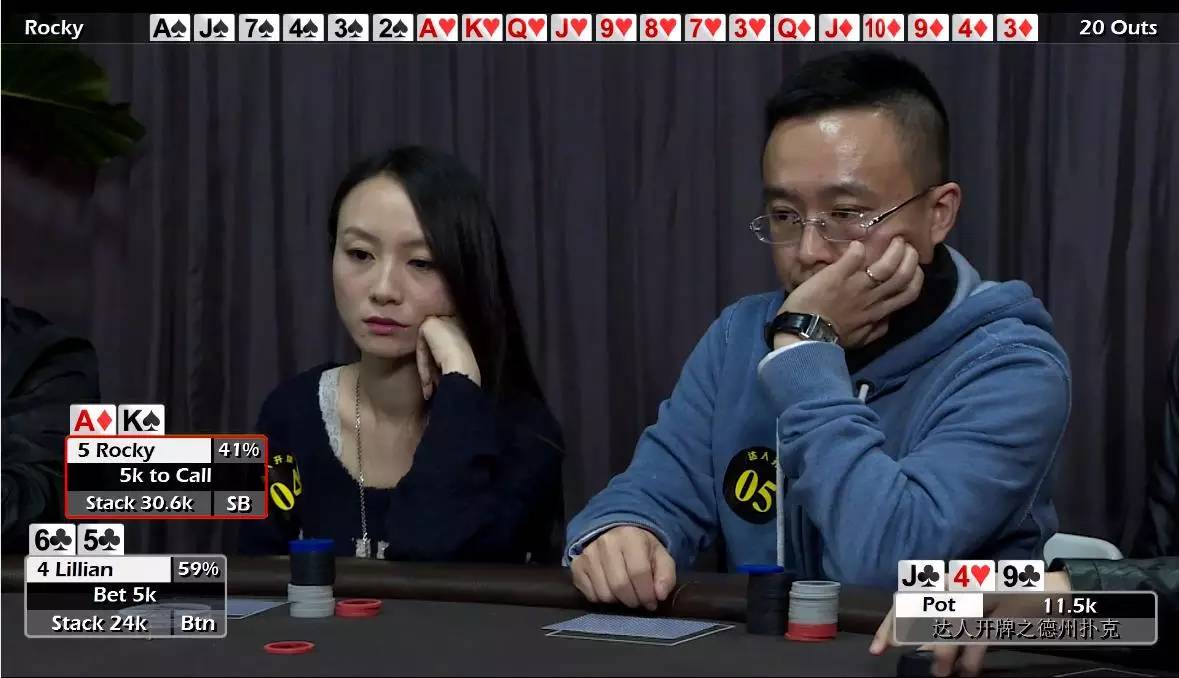 德州扑克AK打法解析，结合达人开牌节目告诉你怎么打