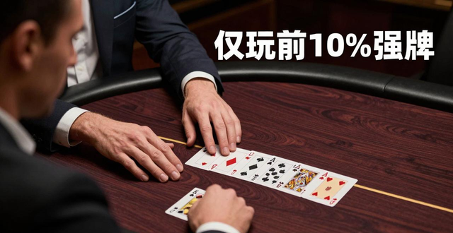 德州扑克早期位置加注技巧 EP位起手牌选择与open策略