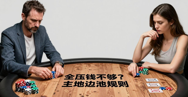 德州扑克全压钱不够怎么办？主池边池规则帮你避免损失