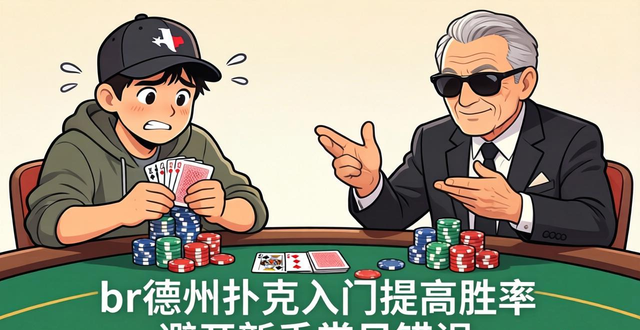 br德州扑克入门提高胜率 避开新手常见错误