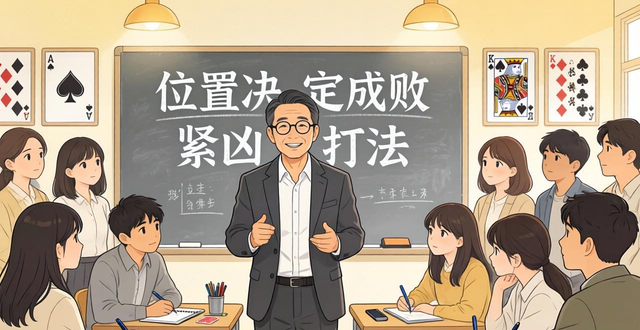 德州扑克新手快速提高秘籍：Aiden教你构建系统思考框架，掌握紧凶打法与读牌技巧