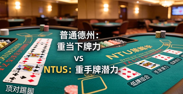 ntus德州扑克怎么玩 新手入门与普通德州的区别技巧