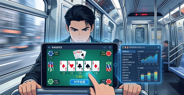 竖屏德州扑克玩法 单手操作便捷适合碎片时间 竖屏德州扑克玩法 单手操作便捷适合碎片时间