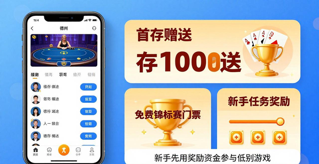 德州扑克官方下载安全渠道 新手入门规则与奖励活动