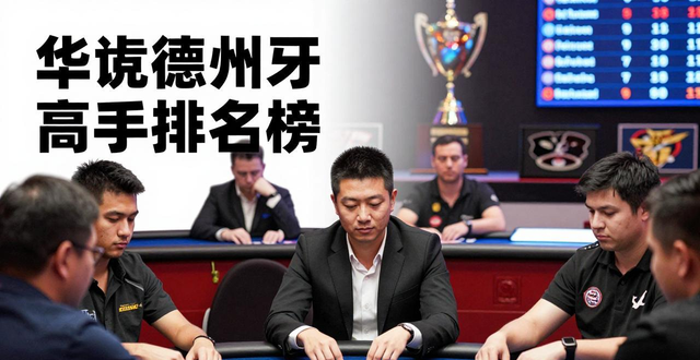 华裔德州扑克高手排名榜 新老传奇谁最强