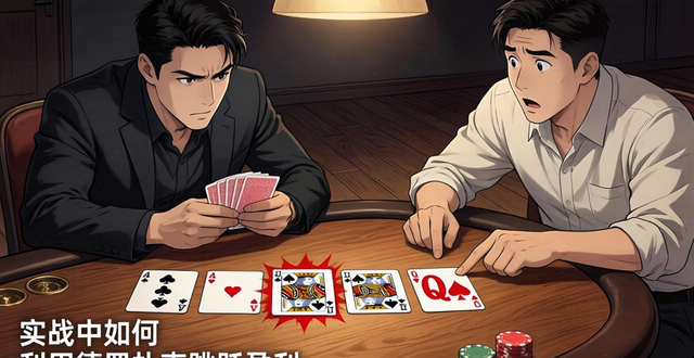 德州扑克跳跃是什么意思 转牌圈牌力突变怎么判断