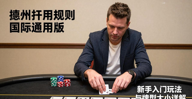 德州扑克规则国际通用版 新手入门玩法与牌型大小详解