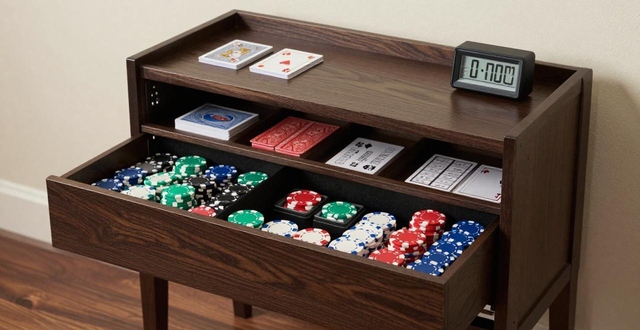 德州扑克装备收纳柜 筹码牌桌牌专用整理柜 德州扑克装备收纳柜 筹码牌桌牌专用整理柜