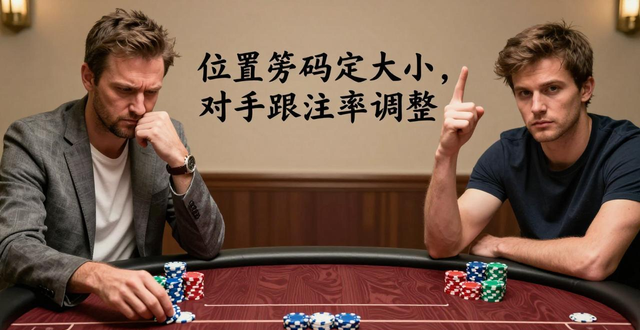 德州扑克加注额度指南：位置筹码定大小，对手跟注率调整