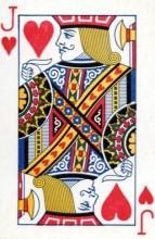 扑克牌红桃J人物拉海尔：法国指挥官，圣女贞德得力助手