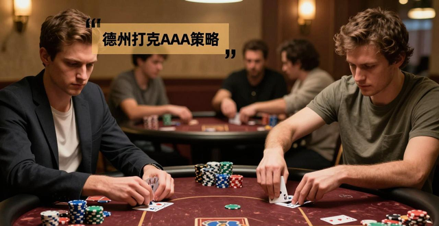 德州扑克AA冤家牌怎么打？遇到AA别慌，这样应对少输钱
