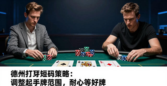 德州扑克短码怎么打？种树策略耐心等好牌