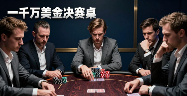 一千万美金决赛桌的抗压与策略调整