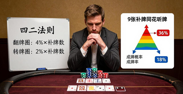 德州扑克暗花怎么玩？教你追牌看赔率，不盲目跟注