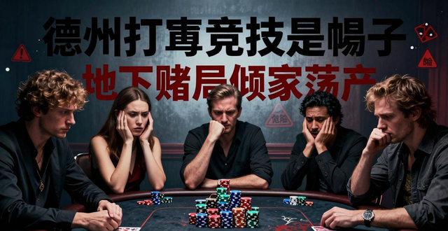 德州扑克为什么不能玩 赌钱必输违法揭秘