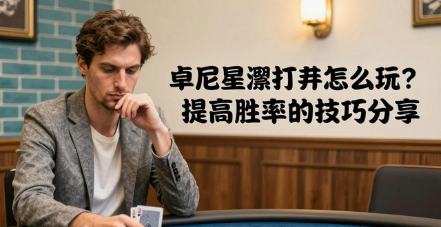卓尼德州扑克怎么玩？提高胜率的技巧分享