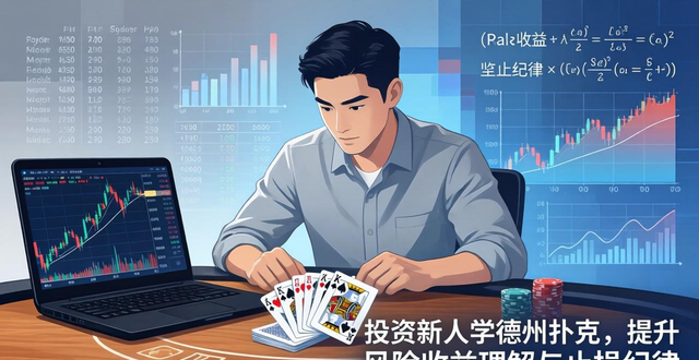 投资新人学德州扑克,提升风险收益理解与止损纪律 投资新人学德州扑克,提升风险收益理解与止损纪律