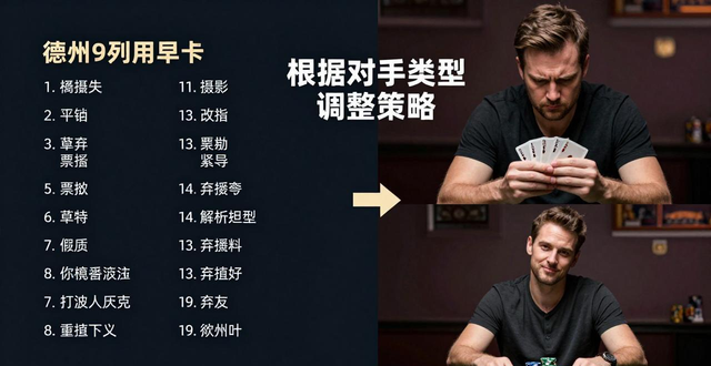 德州扑克卡片工具怎么用？起手牌图表一看就懂