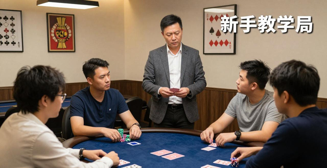 广州德州扑克去哪玩？天河海珠俱乐部新手教学局攻略