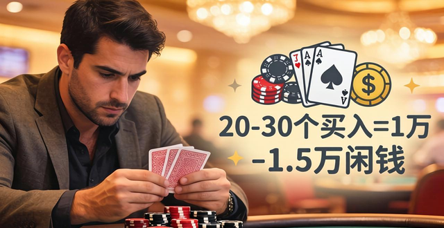 新手德州扑克怎么选档位？微额桌练手最稳当
