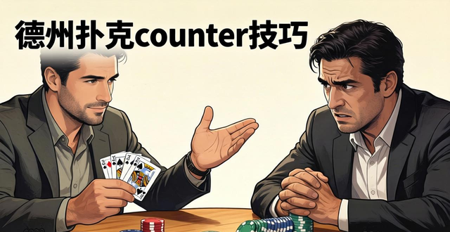 德州扑克counter技巧：如何针对松凶、紧弱玩家调整策略