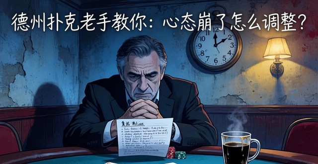 德州扑克老手教你：心态崩了怎么调整？下风期多久能过去？