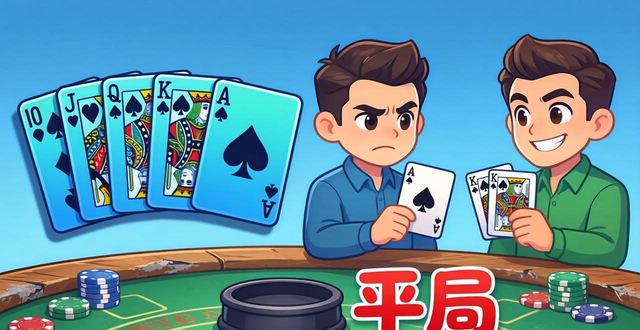德州扑克tie怎么算？手把手教你分清平局和胜负，避免平分底池的误区