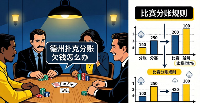 德州扑克分账规则 现金局和比赛的分账方法