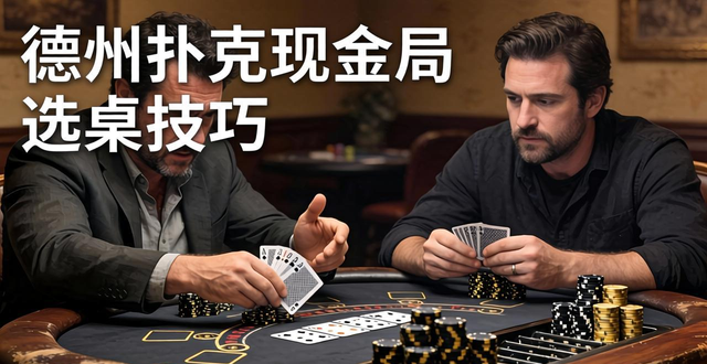 德州扑克现金局选桌技巧 新手必看cash game攻略