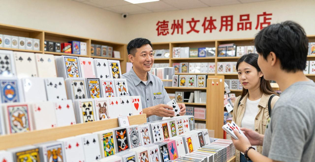 德州买扑克牌去哪？便利店超市文体店全攻略