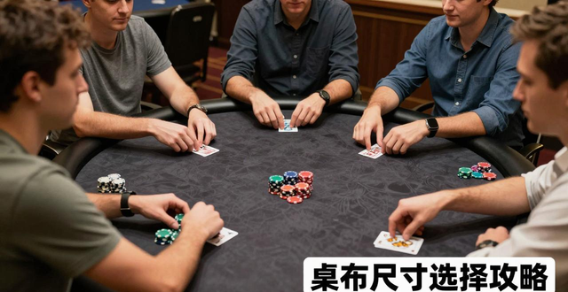 德州扑克桌布怎么选？材质尺寸保养攻略，牌局体验的关键