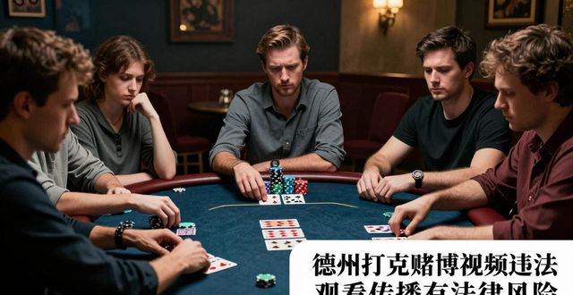 德州扑克赌博视频违法 观看传播有法律风险