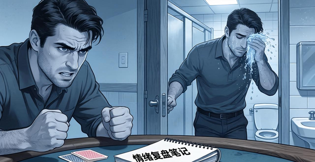 德州扑克情绪失控怎么办？学会控制情绪，远离emo上头