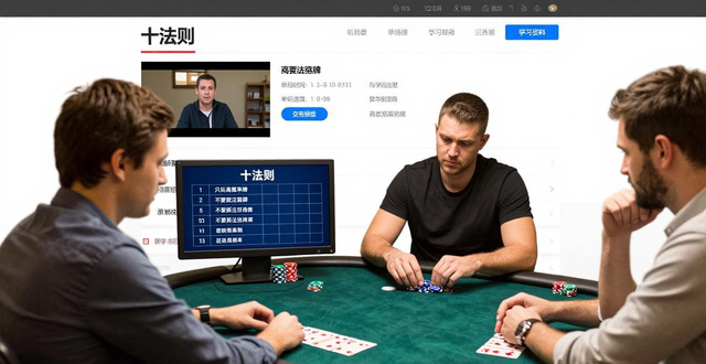 德州IC扑克怎么赢钱 新手必学的技巧和稳赢策略