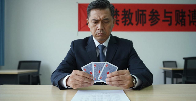 老师别碰德州扑克！赌博本质危害大，职业形象毁于一旦