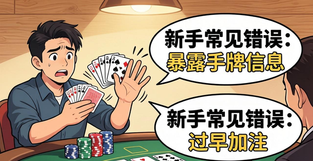 德州扑克新手入门教学：从零学会规则技巧，避免常见错误