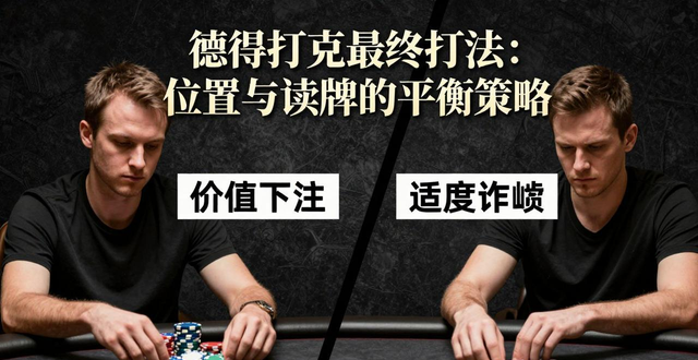 德州扑克最终打法：位置与读牌的平衡策略