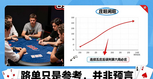 德州扑克路单怎么看懂？从新手到达人，红蓝圈教你判断庄旺闲旺趋势