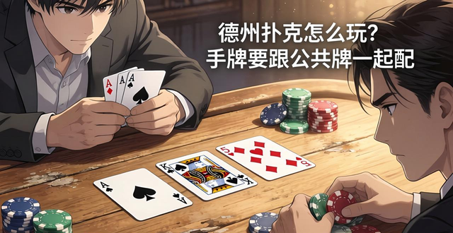 德州扑克怎么玩?手牌要跟公共牌一起配 德州扑克怎么玩?手牌要跟公共牌一起配